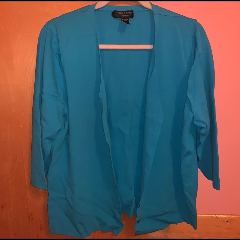 CABLE AND GAUGE MATCHING SWEATER SET